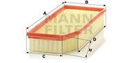 Ilmansuodatin MANN-FILTER C 38 145