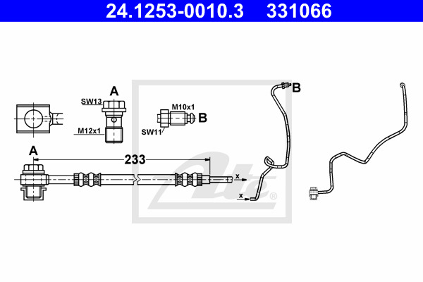 Jarruletku ATE 24.1253-0010.3