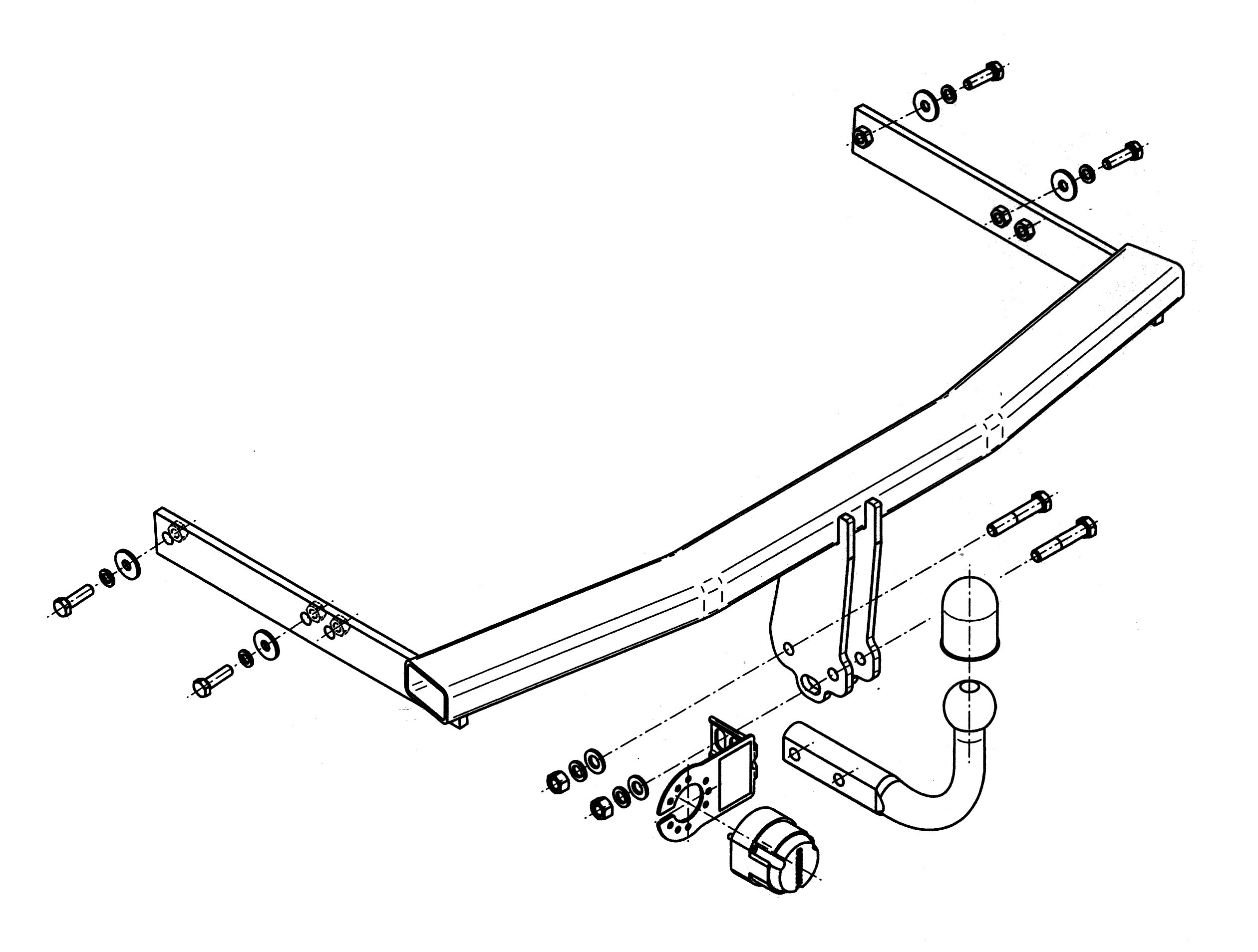 Vetokoukku STEINHOF STS-150 Seat Ibiza, Ibiza Sportcoupe '08-, Ibiza ST '10-