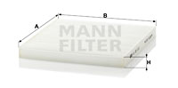 Raitisilmasuodatin MANN-FILTER CU 22 010