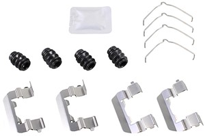 Tarvikesarja, jarrupala, Etuakseli, HYUNDAI SANTA FÉ III, 58144-2W400, 58164-2E000, 58188-2W400