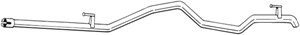 Pakoputki, Takana, VW LT 28-35 Buss II, LT 28-46 Flak/chassi II, LT 28-46 Skåp II, 2D0253681AF, 2D0253681AJ