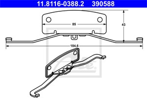 Jousi, jarrusatula, Etuakseli, FORD GALAXY, S-MAX, VOLVO S60 II, S80 II, V60 I, V60 Skåp / kombi, V70 III, V70 Skåp / kombi, XC70 II, 14