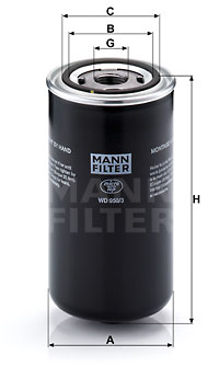 Öljynsuodatin MANN-FILTER WD 950/3