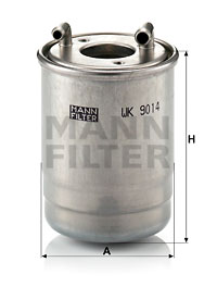 Polttoainesuodatin MANN-FILTER WK 9014 z