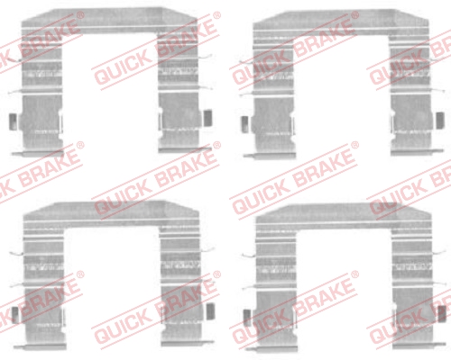 Tarvikesarja, jarrupala QUICK BRAKE 109-1708