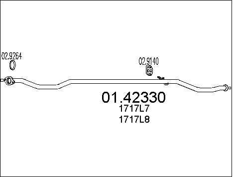 Pakoputki MTS 01.42330