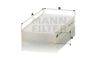 Raitisilmasuodatin MANN-FILTER CU 1823