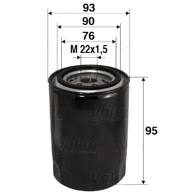 Öljynsuodatin VALEO 586006