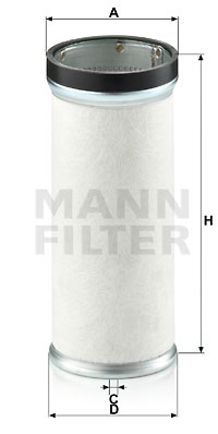 Toisioilmasuodatin MANN-FILTER CF 821