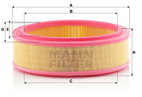 Ilmansuodatin MANN-FILTER C 2672/1
