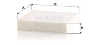 Raitisilmasuodatin MANN-FILTER CU 1830