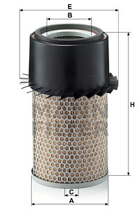 Ilmansuodatin MANN-FILTER C 16 210