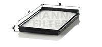 Raitisilmasuodatin MANN-FILTER CU 1806-2