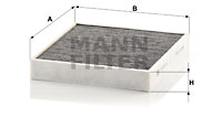 Raitisilmasuodatin MANN-FILTER CUK 26 010