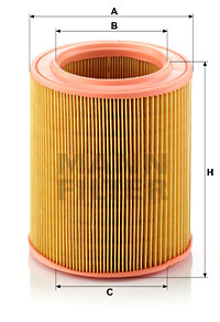 Ilmansuodatin MANN-FILTER C 1577/1