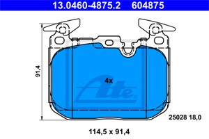Jarrupalasarja, levyjarru, Etuakseli, BMW, 34 11 6 850 850, 34 11 6 857 968, 34 11 6 859 066, 34 11 6 859 282, 34 11 6 865 460, 34 11 6