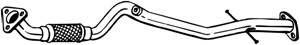 Pakoputki, Edessä, OPEL ASTRA J, ASTRA J Sedan, ASTRA J Sports Tourer, VAUXHALL ASTRA Mk VI, 854571, 95511503