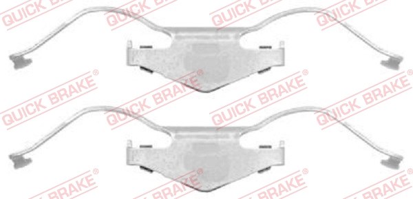 Tarvikesarja, jarrupala QUICK BRAKE 109-1297