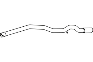 Pakoputki, Takana, MERCEDES-BENZ B-KLASS Sports Tourer [W245], 1694904521