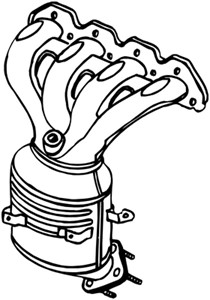 Katalysaattori, Edessä, CHEVROLET,OPEL,VAUXHALL, 25192262, 25192263, 25197212, 55562440, 55571009, 55572912, 55573033, 55575365, 5557536