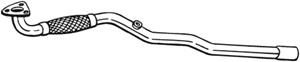 Pakoputki, Edessä, OPEL,VAUXHALL, 24423925, 55561158, 5852135, 5854356
