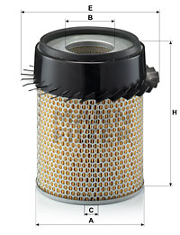Ilmansuodatin MANN-FILTER C 21 317