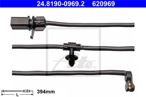 Kulumisenilmaisin, jarrupala, Taka-akseli, Taka-akseli, oikea, AUDI, 8W0 615 121 E