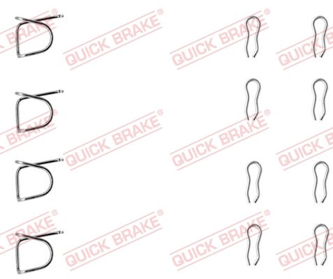 Tarvikesarja, jarrupala QUICK BRAKE 109-0939