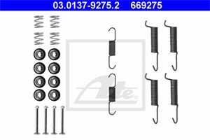 Tarvikesarja, käsijarru, Taka-akseli, MITSUBISHI, MB520465, MB520470, MB857302, MB858538, MB858539, MB8585537, MB955798