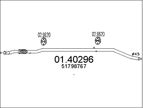 Pakoputki MTS 01.40296