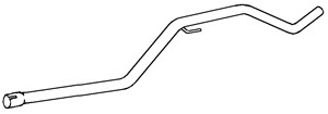 Pakoputki, Keskellä, OPEL VECTRA C, VECTRA C GTS, SAAB 9-3, 9-3 Kombi, VAUXHALL VECTRA Mk II, 12765683, 13139037, 32016562, 5852308