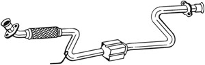 Katalysaattori, Edessä, MERCEDES-BENZ VITO Buss [638], VITO Skåp [638], 6384901819