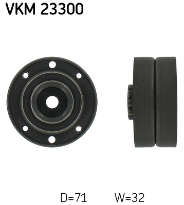 Ohjainrulla, hammashihna SKF VKM 23300