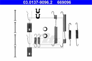 Tarvikesarja, jarrukengät, Taka-akseli, HONDA,ROVER, 43171-S04-N01, 43172-S04-003, 43172-S04-N01, 45172-S04-003
