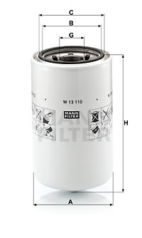 Öljynsuodatin MANN-FILTER W 13 110