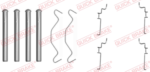 Tarvikesarja, jarrupala QUICK BRAKE 109-1683