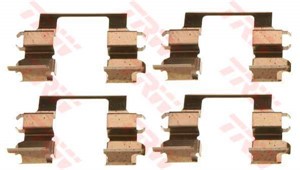 Tarvikesarja, jarrupala, Taka-akseli, MITSUBISHI PAJERO I, PAJERO II, PAJERO Canvas Top I, SIGMA, MB011640