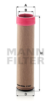 Toisioilmasuodatin MANN-FILTER CF 850/2