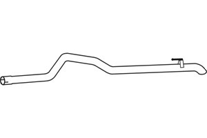 Pakoputki, Takana, MERCEDES-BENZ,VAUXHALL,VW, 2E0253681A, 2E0253681M, 9064900121, 9064900821