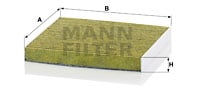 Raitisilmasuodatin MANN-FILTER FP 2043