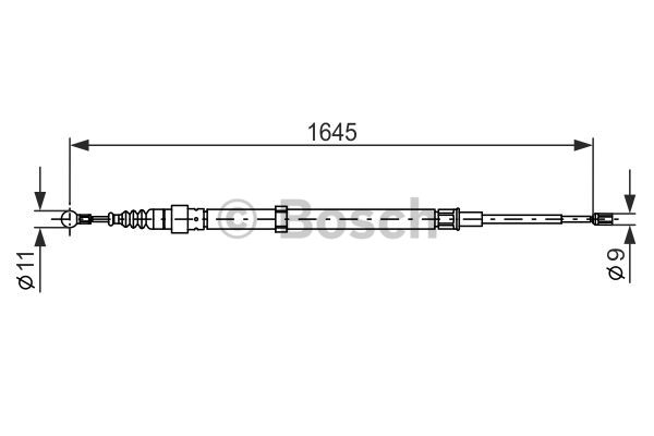 Käsijarruvaijeri BOSCH 1 987 482 191