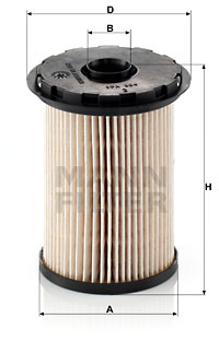 Polttoainesuodatin MANN-FILTER PU 731 x