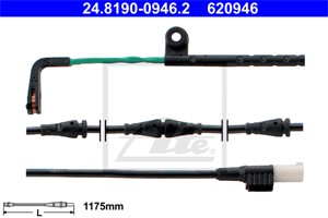 Kulumisenilmaisin, jarrupala, Etuakseli, LAND ROVER DISCOVERY III, DISCOVERY IV, SEM500070