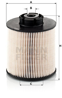 Polttoainesuodatin MANN-FILTER PU 1046/1 x