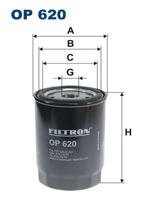 Öljynsuodatin FILTRON OP 620