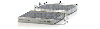 Raitisilmasuodatin MANN-FILTER CUK 19 004