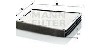 Raitisilmasuodatin MANN-FILTER CU 2337