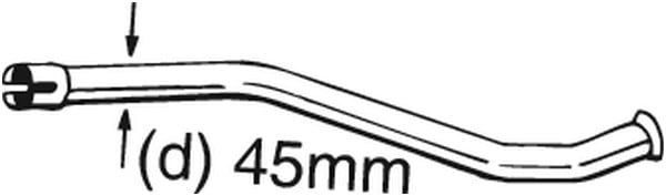 Korjausputki, katalysaattori BOSAL 889-150