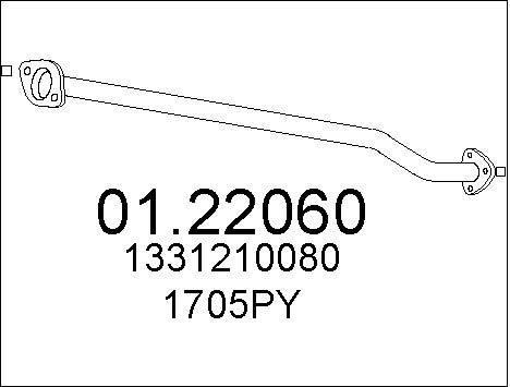 Pakoputki MTS 01.22060